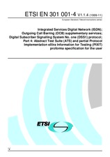 Norma ETSI EN 301001-4-V1.1.4 25.11.1999 náhled
