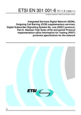 Norma ETSI EN 301001-6-V1.1.4 25.11.1999 náhled