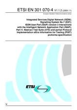 Norma ETSI EN 301070-4-V1.1.2 9.11.2000 náhled