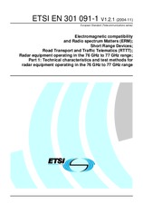 Norma ETSI EN 301091-1-V1.2.1 9.11.2004 náhled