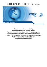 Norma ETSI EN 301178-1-V1.4.1 24.11.2011 náhled