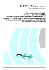 Norma ETSI EN 301178-V1.1.1 19.5.1999 náhled