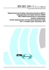 Náhled ETSI EN 301241-1-V1.1.1 4.12.1998