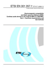 Norma ETSI EN 301357-1-V1.4.1 17.11.2008 náhled