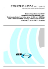 Norma ETSI EN 301357-2-V1.3.1 24.7.2006 náhled