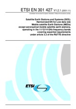 ETSI EN 301427-V1.2.1 9.11.2001