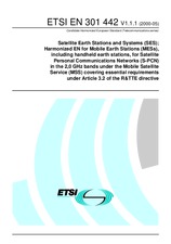 Norma ETSI EN 301442-V1.1.1 12.5.2000 náhled