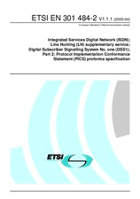Norma ETSI EN 301484-2-V1.1.1 27.4.2000 náhled