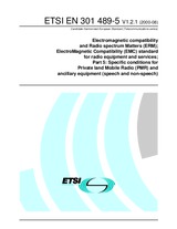 ETSI EN 301489-5-V1.2.1 3.8.2000