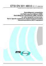 Norma ETSI EN 301489-6-V1.1.1 28.9.2000 náhled