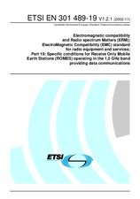 ETSI EN 301489-19-V1.2.1 12.11.2002
