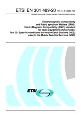 Norma ETSI EN 301489-20-V1.1.1 7.12.2000 náhled