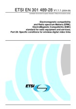 Norma ETSI EN 301489-28-V1.1.1 9.9.2004 náhled