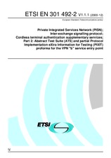 Norma ETSI EN 301492-2-V1.1.1 22.12.2000 náhled