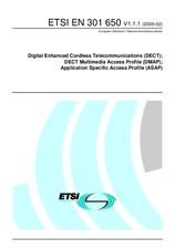Náhled ETSI EN 301650-V1.1.1 15.2.2000