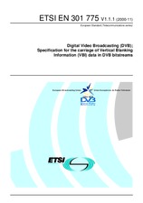 Norma ETSI EN 301775-V1.1.1 27.11.2000 náhled