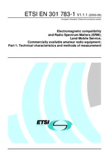 Norma ETSI EN 301783-1-V1.1.1 18.9.2000 náhled