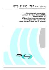 Norma ETSI EN 301797-V1.1.1 13.9.2000 náhled