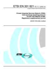Norma ETSI EN 301821-V1.1.1 23.10.2000 náhled