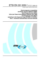 Norma ETSI EN 301839-1-V1.3.1 2.10.2009 náhled