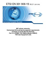 Náhled ETSI EN 301908-19-V6.2.1 20.6.2013