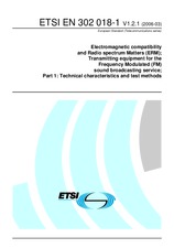 Norma ETSI EN 302018-1-V1.2.1 1.3.2006 náhled