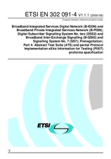 Norma ETSI EN 302091-4-V1.1.1 20.9.2000 náhled