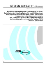 Náhled ETSI EN 302093-4-V1.1.1 20.9.2000