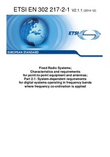 Náhled ETSI EN 302217-2-1-V2.1.1 12.12.2014