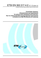 Norma ETSI EN 302217-4-2-V1.1.3 17.12.2004 náhled