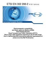 Norma ETSI EN 302288-2-V1.6.1 21.3.2012 náhled