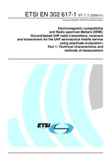 Náhled ETSI EN 302617-1-V1.1.1 20.1.2009