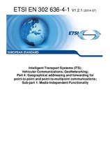 Norma ETSI EN 302636-4-1-V1.2.1 25.7.2014 náhled