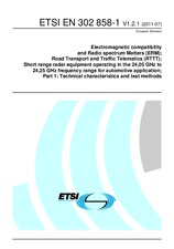 Norma ETSI EN 302858-1-V1.2.1 8.7.2011 náhled
