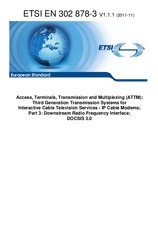 Norma ETSI EN 302878-3-V1.1.1 23.11.2011 náhled