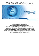 Norma ETSI EN 302885-2-V1.1.1 23.9.2011 náhled