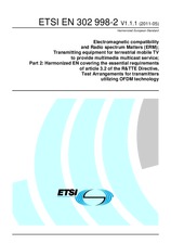Norma ETSI EN 302998-2-V1.1.1 31.5.2011 náhled