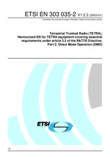 Norma ETSI EN 303035-2-V1.2.2 28.1.2003 náhled