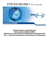 Norma ETSI EN 303098-1-V1.2.1 15.9.2014 náhled