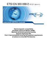 Norma ETSI EN 303098-2-V1.2.1 20.11.2014 náhled
