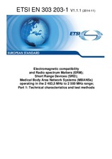 Norma ETSI EN 303203-1-V1.1.1 5.11.2014 náhled