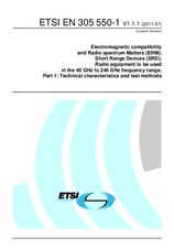 Náhled ETSI EN 305550-1-V1.1.1 7.7.2011