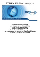 Náhled ETSI EN 305550-2-V1.2.1 24.10.2014
