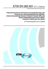 Norma ETSI EN 383001-V1.1.1 26.6.2006 náhled