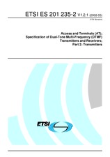 Náhled ETSI ES 201235-2-V1.2.1 6.5.2002
