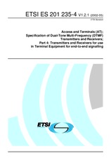 Náhled ETSI ES 201235-4-V1.2.1 6.5.2002