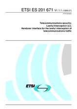 ETSI ES 201671-V1.1.1 29.7.1999