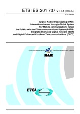 Norma ETSI ES 201737-V1.1.1 5.4.2000 náhled