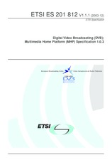 Norma ETSI ES 201812-V1.1.1 3.12.2003 náhled