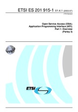 Náhled ETSI ES 201915-1-V1.4.1 29.7.2003